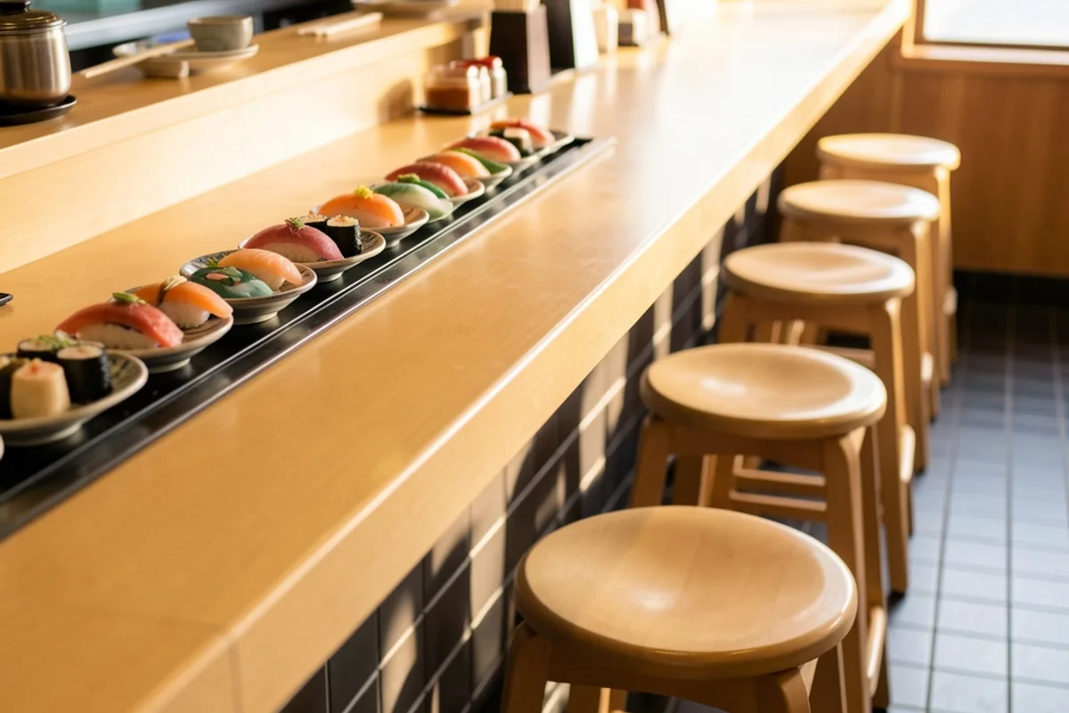 Sushi sur tapis roulant : comment marche un kaiten
