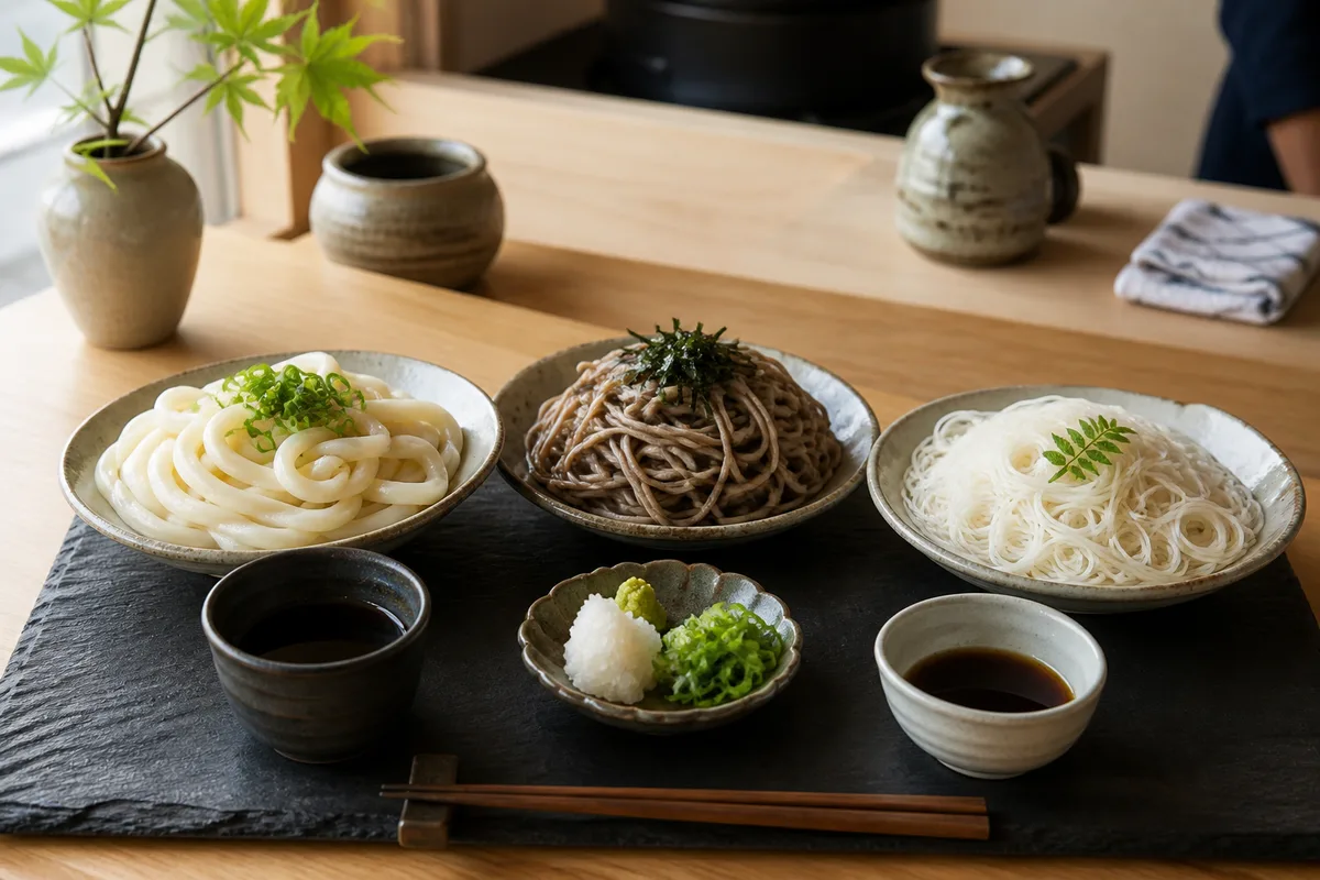 Udon, soba, somen : les nouilles japonaises